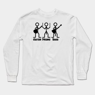 Guitar Drums Bass Long Sleeve T-Shirt